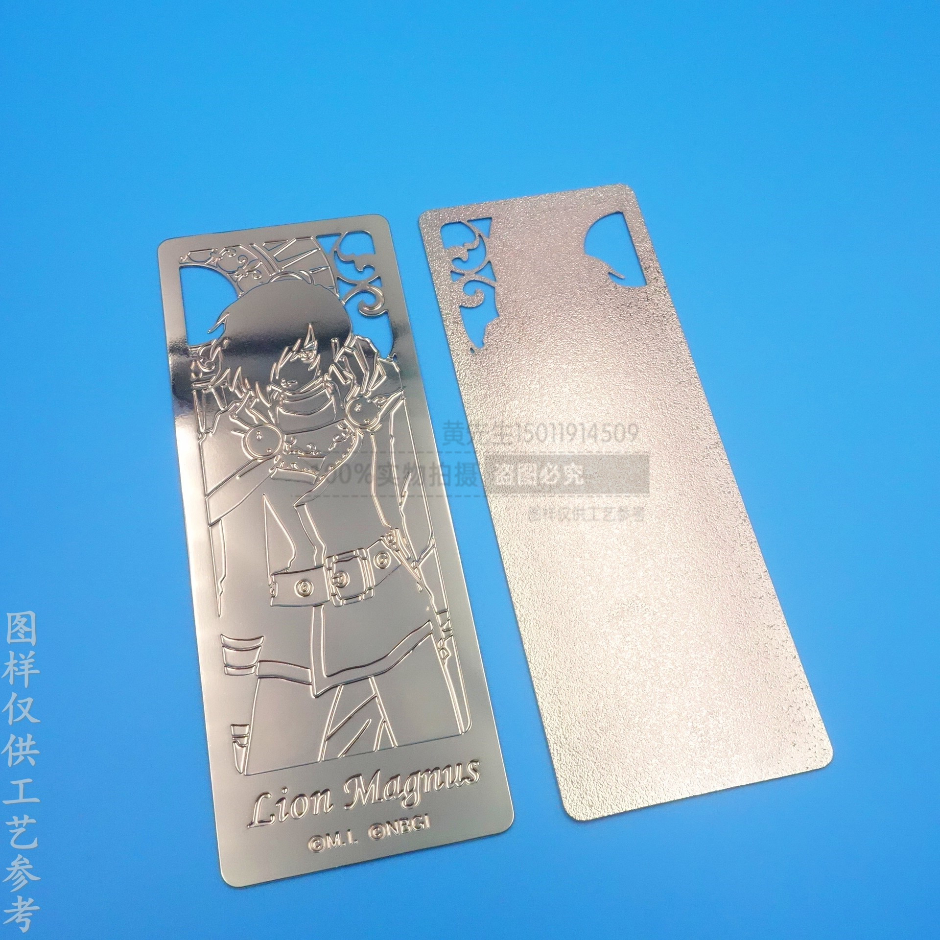 批發金屬書簽 日韓二次元學習文具用品 動漫元素黃銅書簽工廠直銷