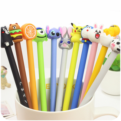 韓國(guó)可愛卡通中性筆 文具批發(fā)新寵，學(xué)生用品的清新之選